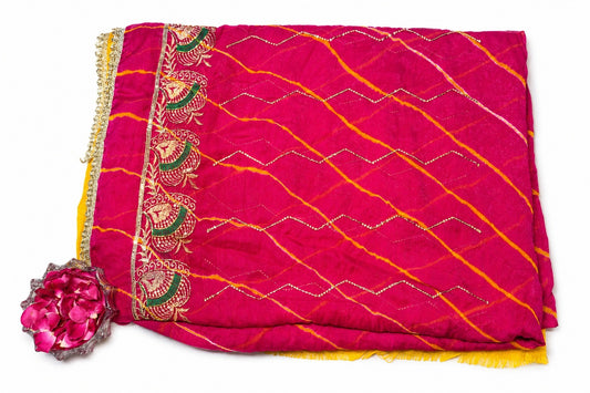 Jaipuri Leheriya - Carry Pattern - Rani Color